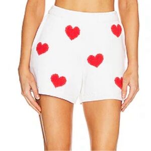 Show Me Your Mumu Heart Print Boardwalk Shorts